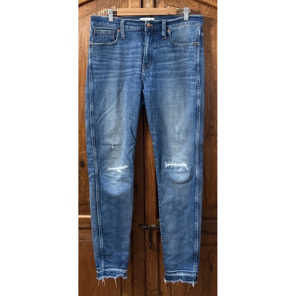 Madewell Women's 9" High Riser Skinny Jeans Size 31 EUC STrEtCH